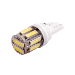 LED car lamp T10-7020-10smd white 12V LEDUA