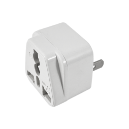 Adapter 10A 250V white LMA078 Lemanso (American)