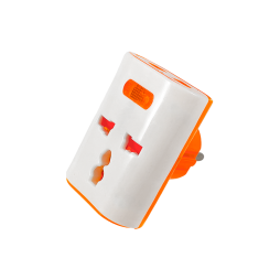 Adapter - adapter with indicator white + orange LMA322 Lemanso