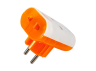 Adapter - adapter with indicator white + orange LMA322 Lemanso