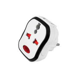 Adapter - adapter with indicator white LMA323 Lemanso