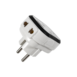 Adapter - adapter with indicator white LMA323 Lemanso