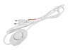 Cable (cord) + rheostat 200W 2 m white LMA325 Lemanso