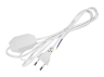 Cable (cord) + rheostat 200W 2 m white LMA325 Lemanso