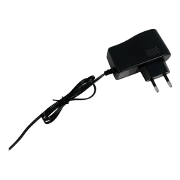 Power supply 12W-IP44 1A 700mm AWG, plastic 12V socket black LEDUA