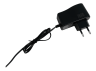 Power supply 12W-IP44 1A 700mm AWG, plastic 12V socket black LEDUA
