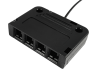 4-hole junction box, black, 100mm 22AWG mini mother LEDUA