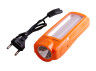 Luxury 1027 flashlight, 1W+9SMD, built-in battery without warranty