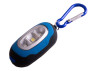 Keychain flashlight 5821-1COB(white)+2LED(red), magnet 2xCR2032 without warranty