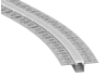 Aluminum profile for LED strip for plasterboard flexible AL-82 3 meters anodized for plaster LEDUA