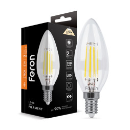 LED lamp Feron Filament LB-68 4W E14 2700K