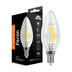 LED lamp Feron Filament LB-68 4W E14 4000K