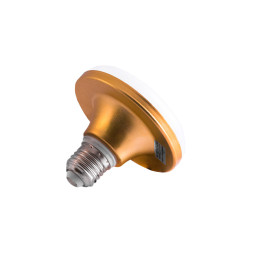 LED lamp UFO E27 12W 220V gold/LM726 Lemanso
