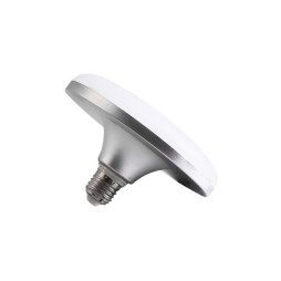 LED UFO lamp E27 24W 220V silver/LM728 Lemanso