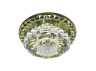 Built-in luminaire Feron JD125 under the lamp transparent yellow