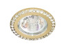 Built-in luminaire Feron DL100-C under the lamp transparent gold