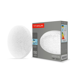 LED wall and ceiling lamp TITANUM 18W 5000K Rings