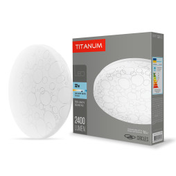 LED wall and ceiling lamp TITANUM 32W 5000K Rings TLCL-325C