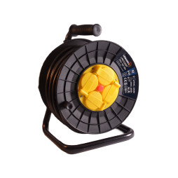 Coiler-coil LMK72007 4 sockets with covers 30m 16A s/w overload protection, maximum voltage 800-3000W Lemanso