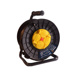 Coiler-coil LMK72006 4 sockets with covers 20m 16A s/w overload protection, maximum voltage 800-3000W Lemanso