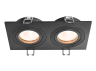 Lamp lamp 2xGU10 220V recessed Black (VL-SPF23S-B) VIDEX