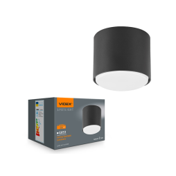 Lamp for GX53 220V surface-mounted Black (VL-SPF26A-B) VIDEX