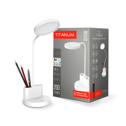 Desktop rechargeable lamp 6W 5V 2700-6000K (TLTF-011W) TITANUM