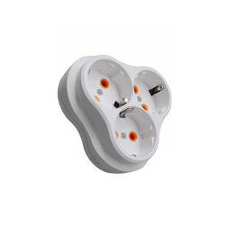 Tee with grounding daisy+step white LMA026 Lemanso