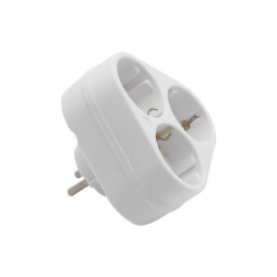 Tee with side grounding (copper contact) daisy+solid side white LMA039 Lemanso