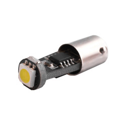 LED car lamp BA9S-5050-1smd 12V white LEDUA