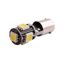 LED car lamp BA9S-5050-5smd 12V white LEDUA