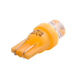 LED car lamp T10-1pc-concave LED yellow 12V LEDUA