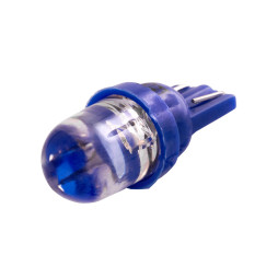 LED car lamp T10-1pc-round LED blue 12V LEDUA
