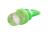 LED car lamp T10-1pc-round LED green 12V LEDUA