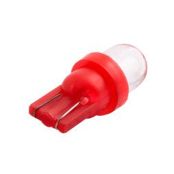 LED car lamp T10-1pc-round LED red 12V LEDUA