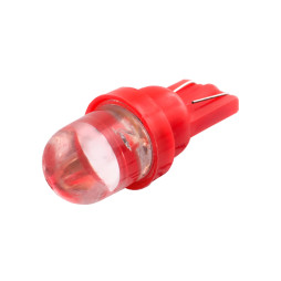 LED car lamp T10-1pc-round LED red 12V LEDUA
