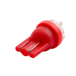 LED car lamp T10-1pc-piranha LED red 12V LEDUA