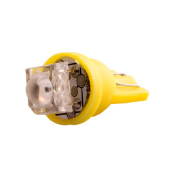 LED car lamp T10-1pc-piranha LED yellow 12V LEDUA