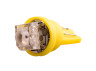 LED car lamp T10-1pc-piranha LED yellow 12V LEDUA