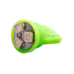 LED car lamp T10-3528-3smd green 12V LEDUA