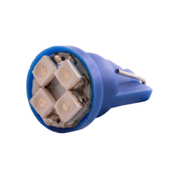 LED car lamp T10-3528-4smd blue 12V LEDUA