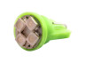 LED car lamp T10-3528-4smd green 12V LEDUA