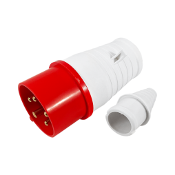 Portable plug (VP) 16A/5p (3p+e+n) 380-415V IP44 red LEE-015L LM2034 Lemanso
