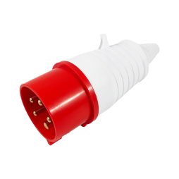Portable plug (VP) 16A/5p (3p+e+n) 380-415V IP44 red LEE-015L LM2034 Lemanso