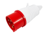 Portable plug (VP) 16A/5p (3p+e+n) 380-415V IP44 red LEE-015L LM2034 Lemanso