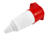 Portable socket (GP) 16A/5p (3p+n+e) 220-380V IP44 red LEE-215L LM2036 Lemanso
