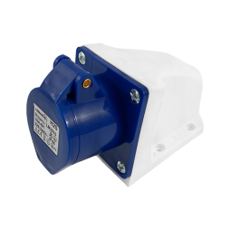 Stationary socket (GS) 16A/3p (2p+n) 220-240V IP44 blue LEE-113 LM2010 Lemanso
