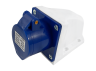 Stationary socket (GS) 16A/3p (2p+n) 220-240V IP44 blue LEE-113 LM2010 Lemanso