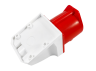 Stationary socket (GS) 32A 4p (3p+n) 380-415V IP44 red LEE-124 LM2013 Lemanso