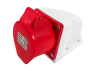 Stationary socket (GS) 16A/5p (3p+e+n) 380-415V IP44 red LEE-115L LM2035 Lemanso